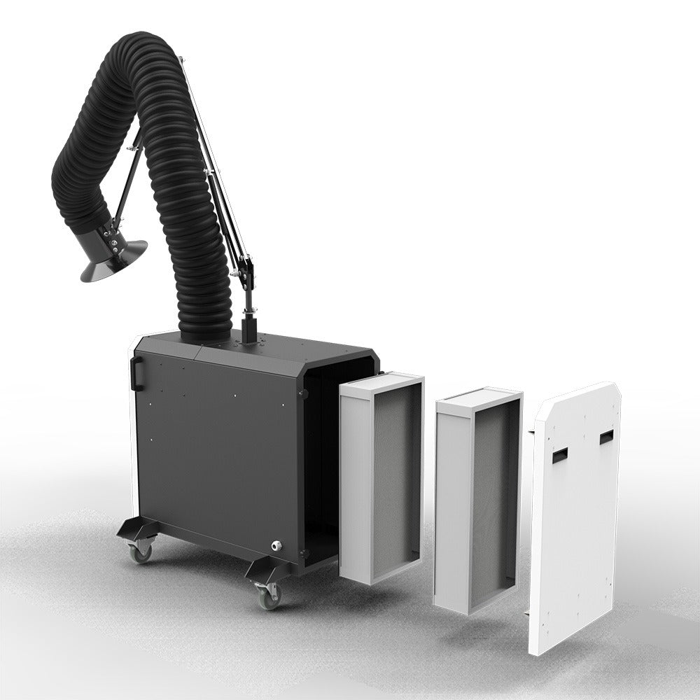 Filtrabox Weld-R Laser Welding Fume Extractor back view with filter