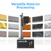 OMTech Galvo 50W Autofocus Fiber Laser Marking Machine Materials