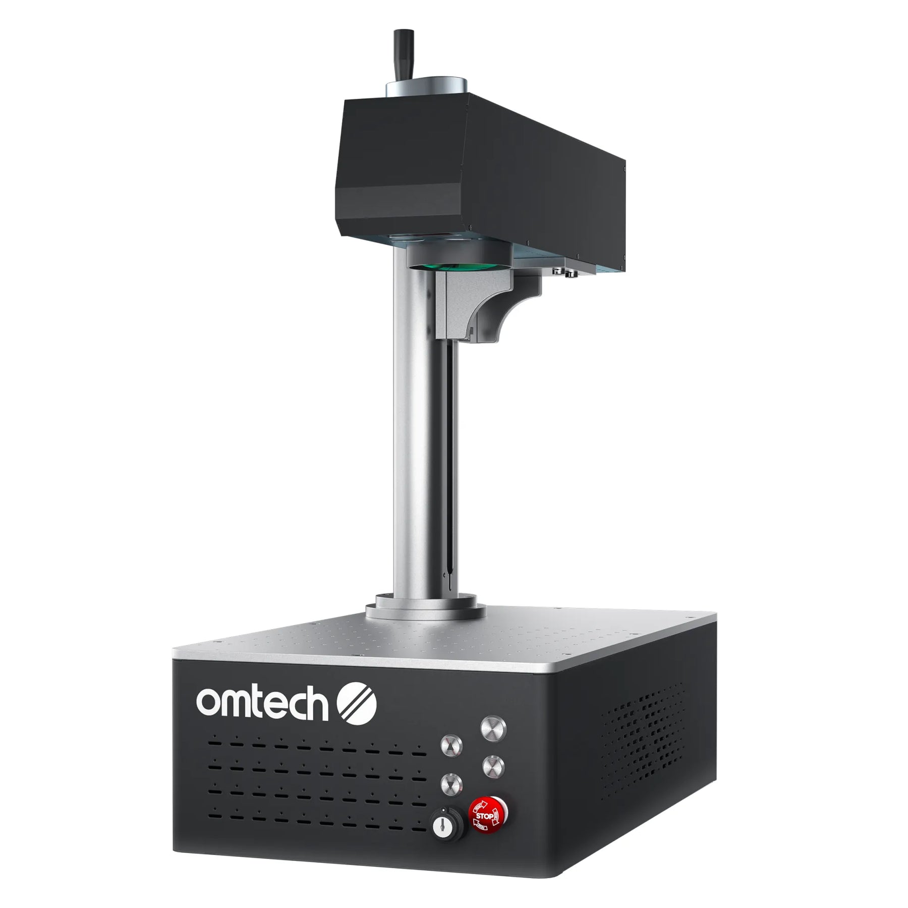 OMTech MOPA 60W Autofocus Fiber Laser Marking Machine Front Side View