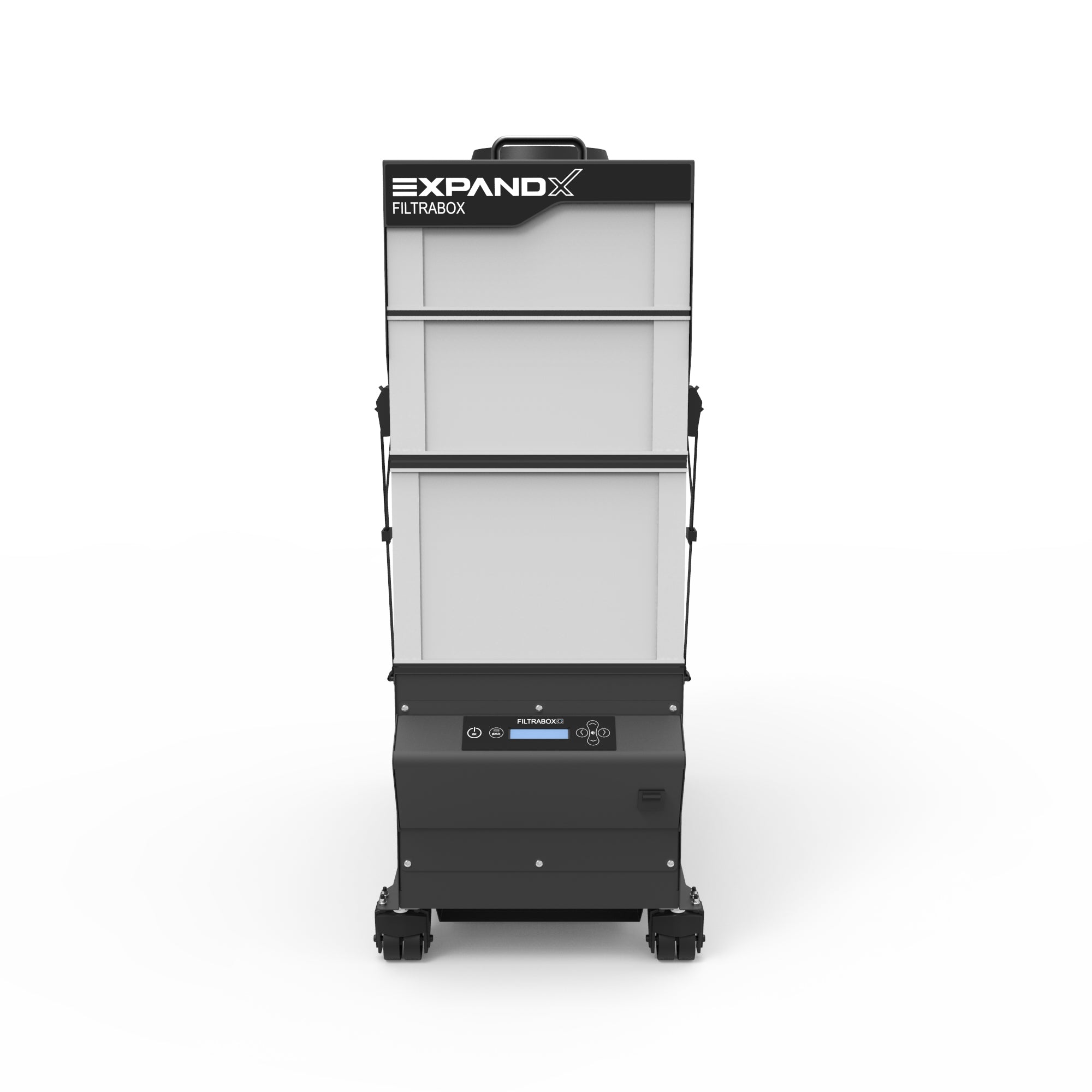 Front on view of Filtrabox ExpandX-2 Laser Fume Extractor