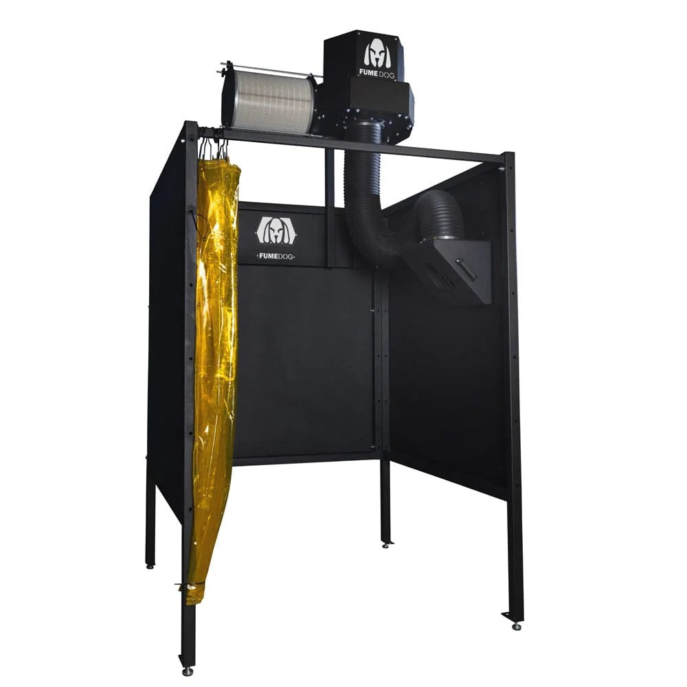 Fume Dog Magnetic Wall Mount Weld Fume Extractor with Filter Booth