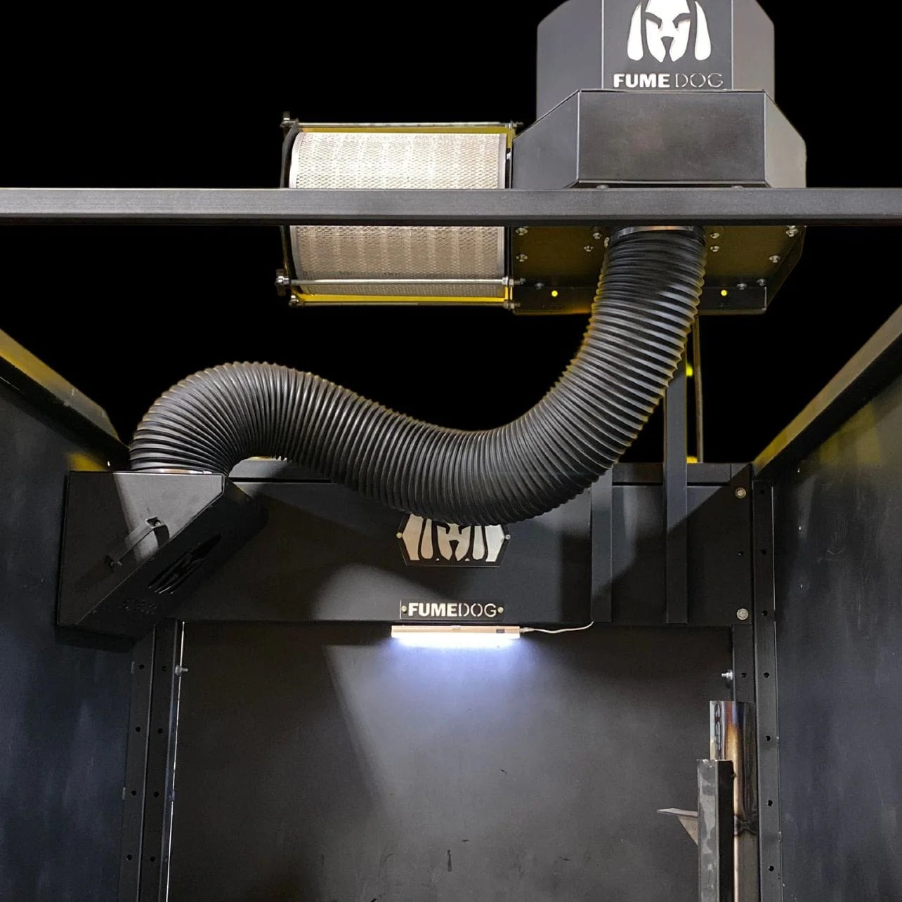 Fume Dog Magnetic Wall Mount Weld Fume Extractor with Filter Fitted
