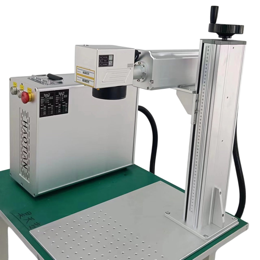 Haotian JPT MOPA Split Fiber Laser Engraver | High-Precision Metal Marking — The Maker's Chest