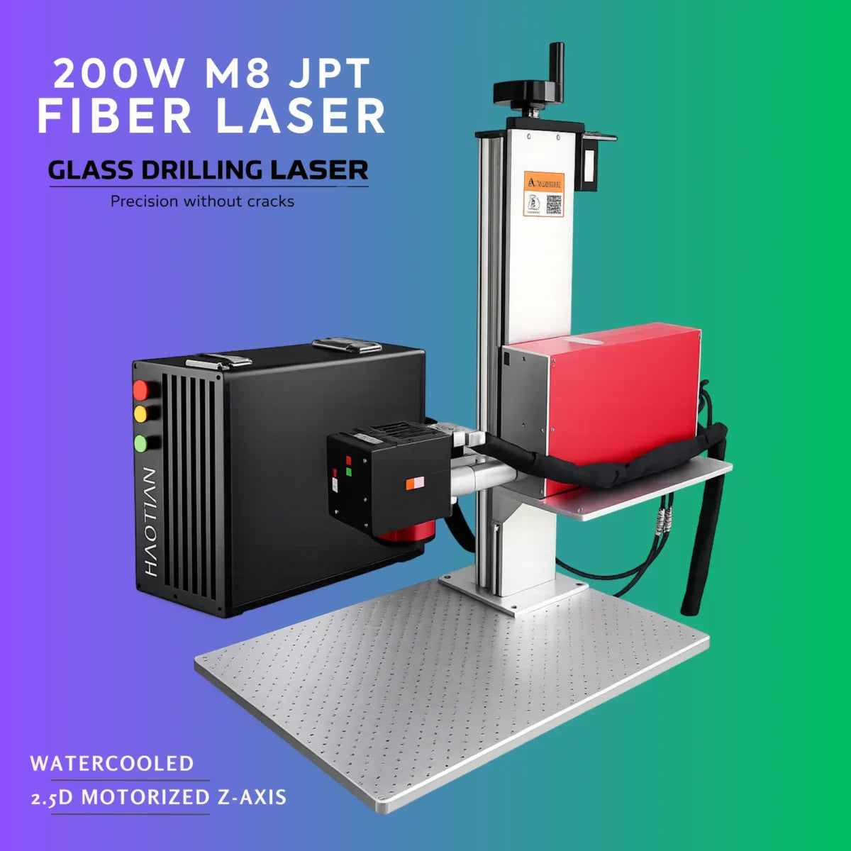 Haotian 200W JPT MOPA Fiber Laser Engraver