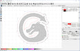 Lightburn user interface logo engraving