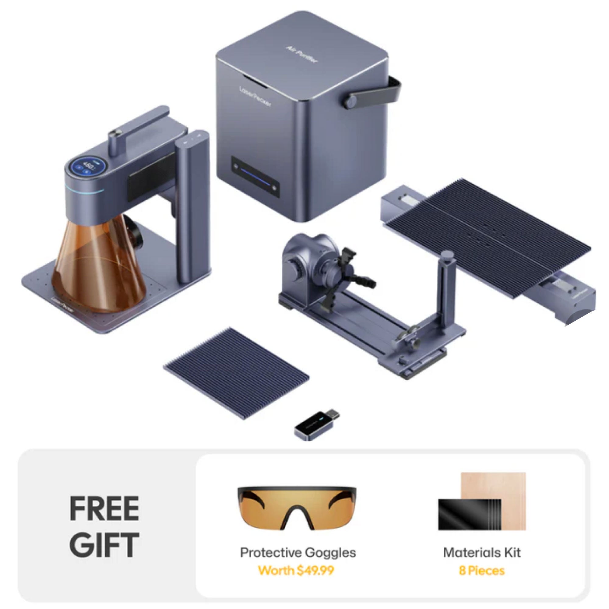 LaserPecker 4 Engraver & Cutter - Dual Laser Precision & Speed