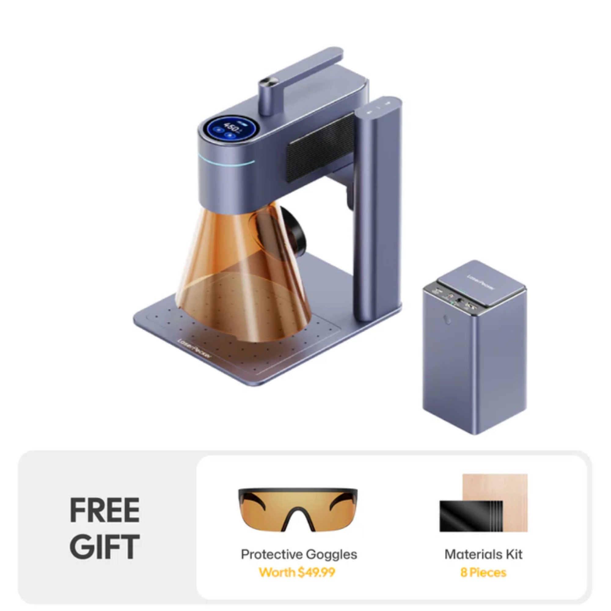 LaserPecker LP4 Dual Source IR + Diode Laser Engraver and Cutter