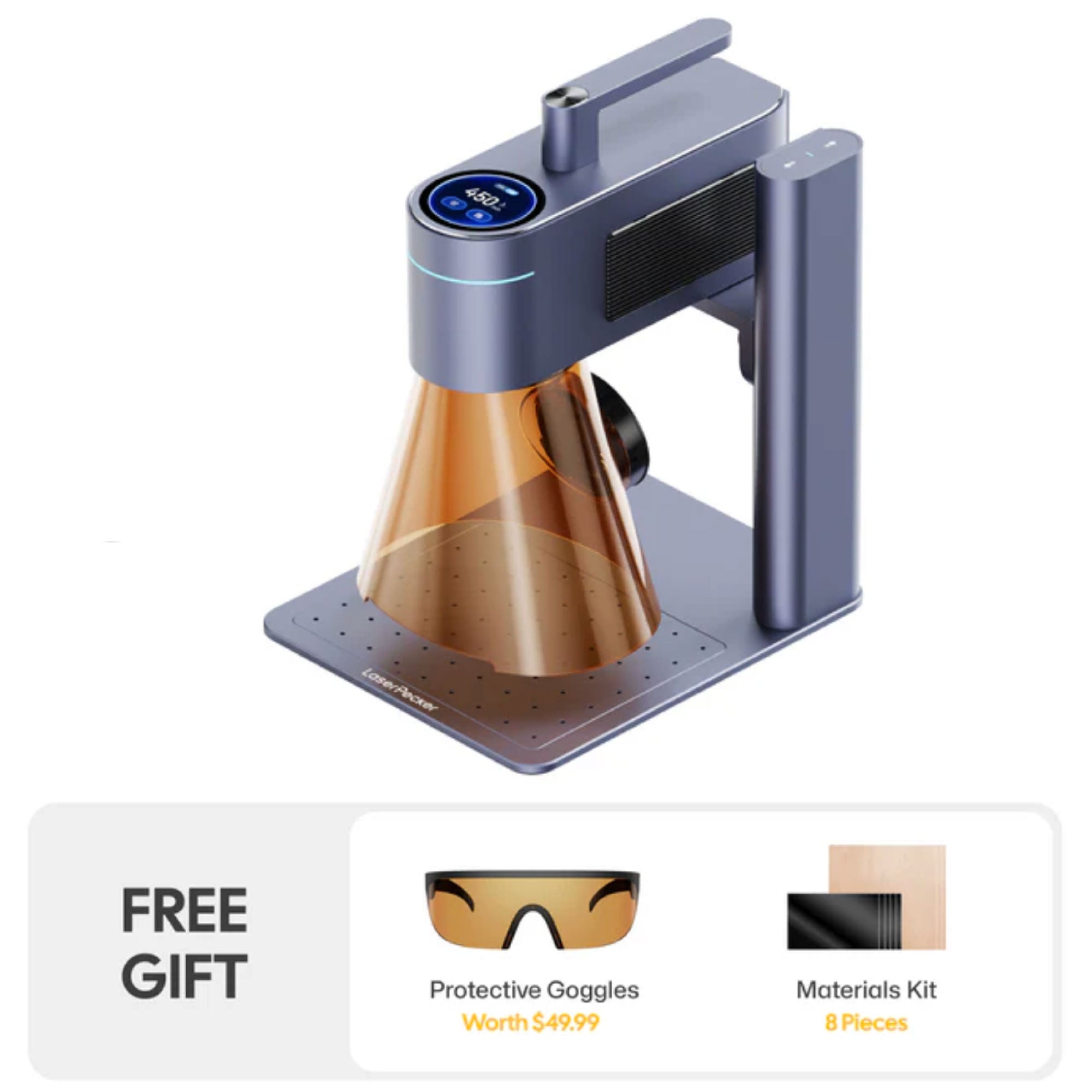 LaserPecker LP4 Dual Source IR + Diode Laser Engraver and Cutter