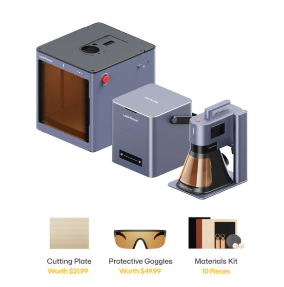 LaserPecker LP5 Dual-Source 20W Fiber + Diode Laser Engraver