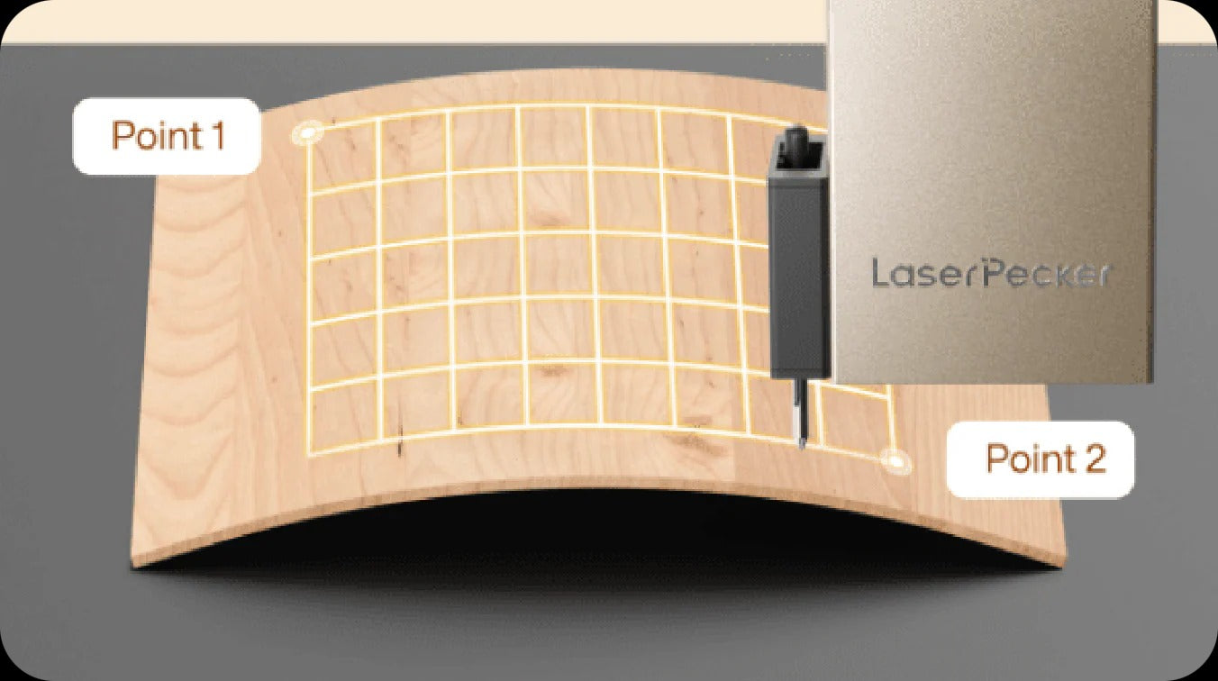 LaserPecker LX2 All-in-One Diode Laser Cutter Working Area