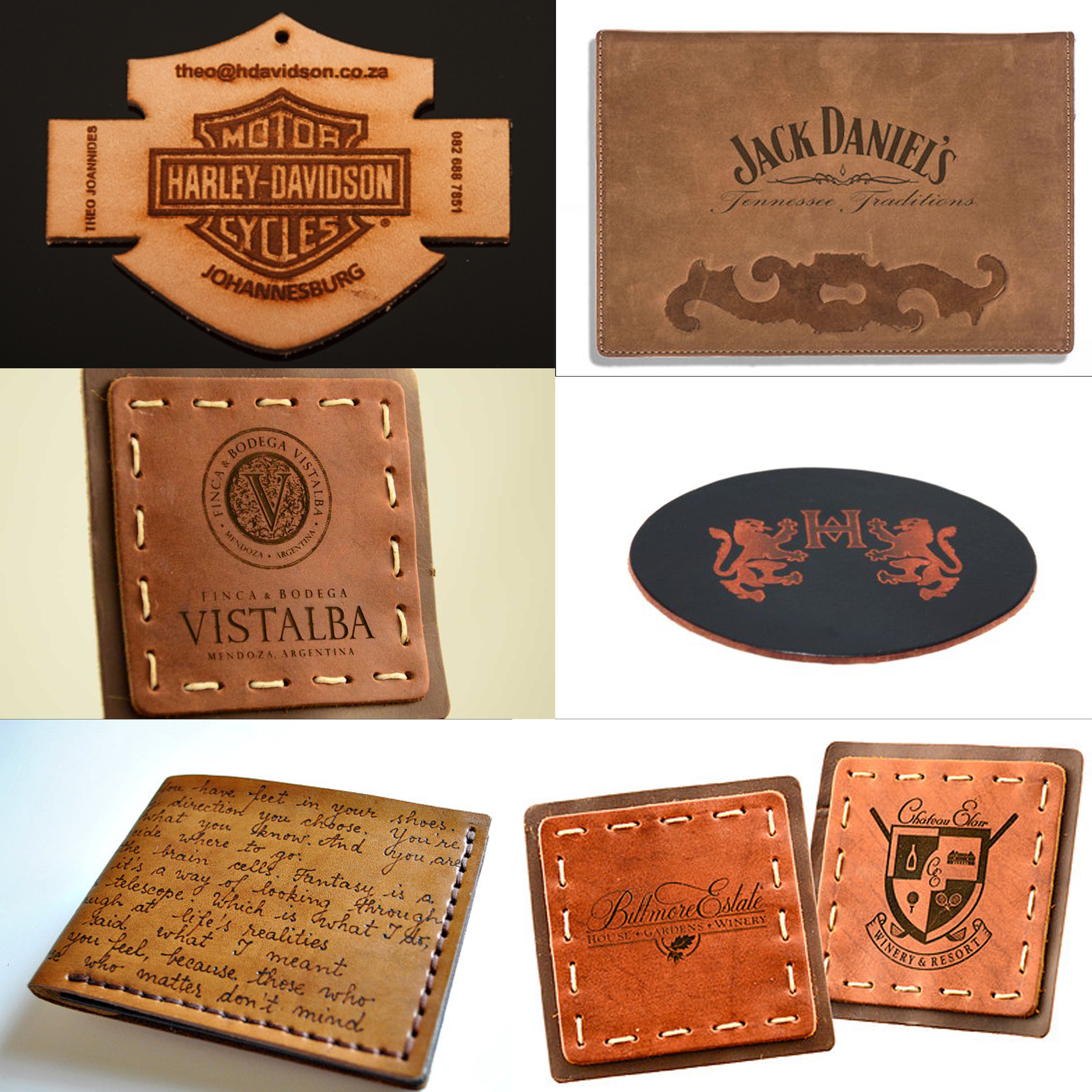 Leather CO2 Leather Laser Engraving