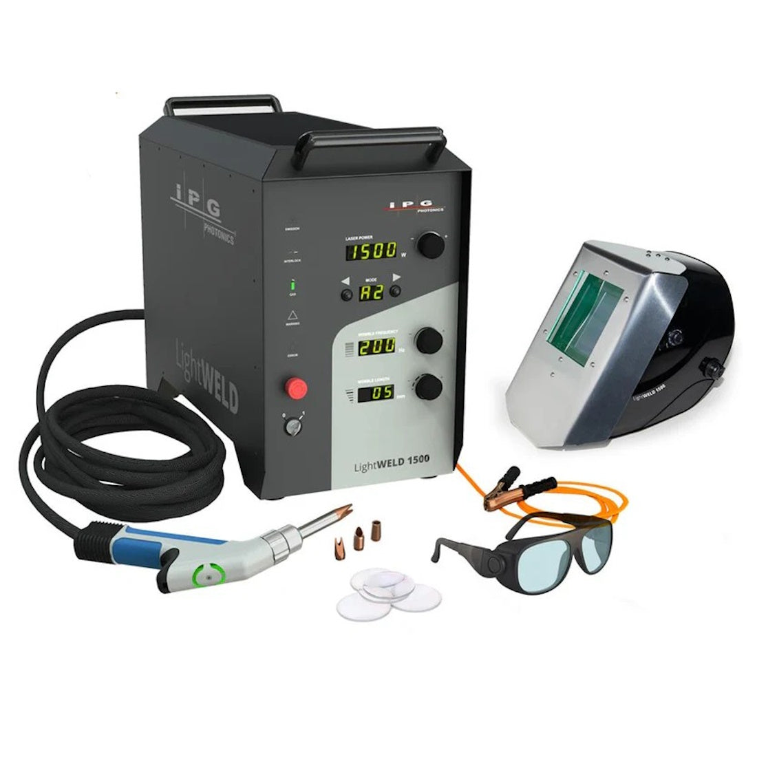 LightWELD 1500 Handheld Laser Welding System Front Display