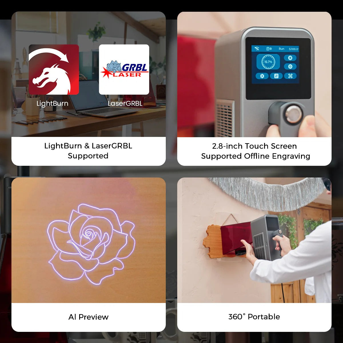 Longer Nano Duo AI Dual Source Laser Engraver Features 2