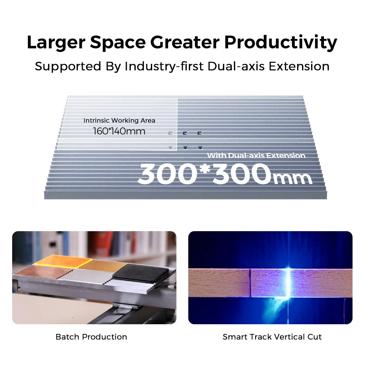 Longer Nano Duo AI Dual Source Laser Engraver Work Space