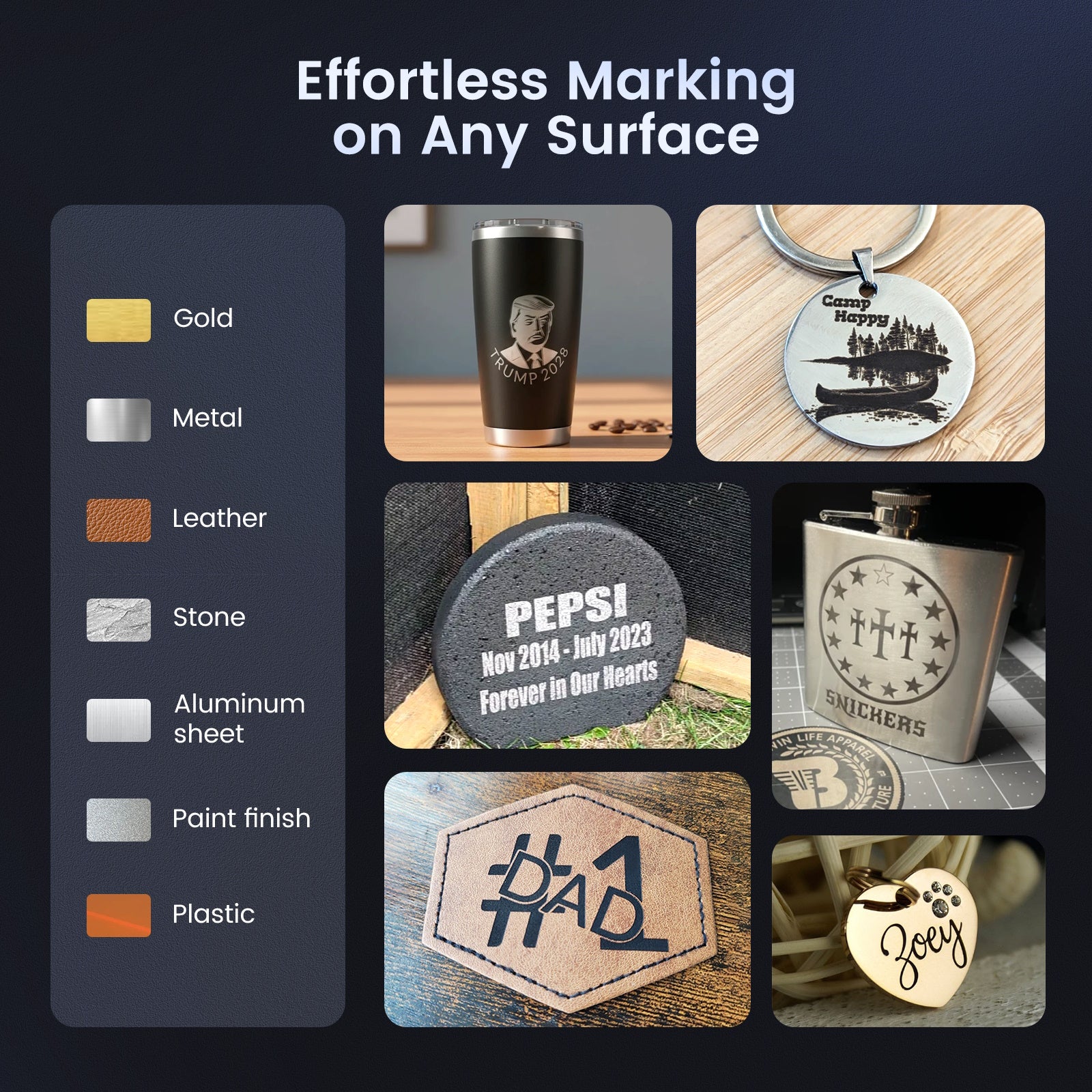 Monport GT 60W Split MOPA Fiber Laser Engraver Surface