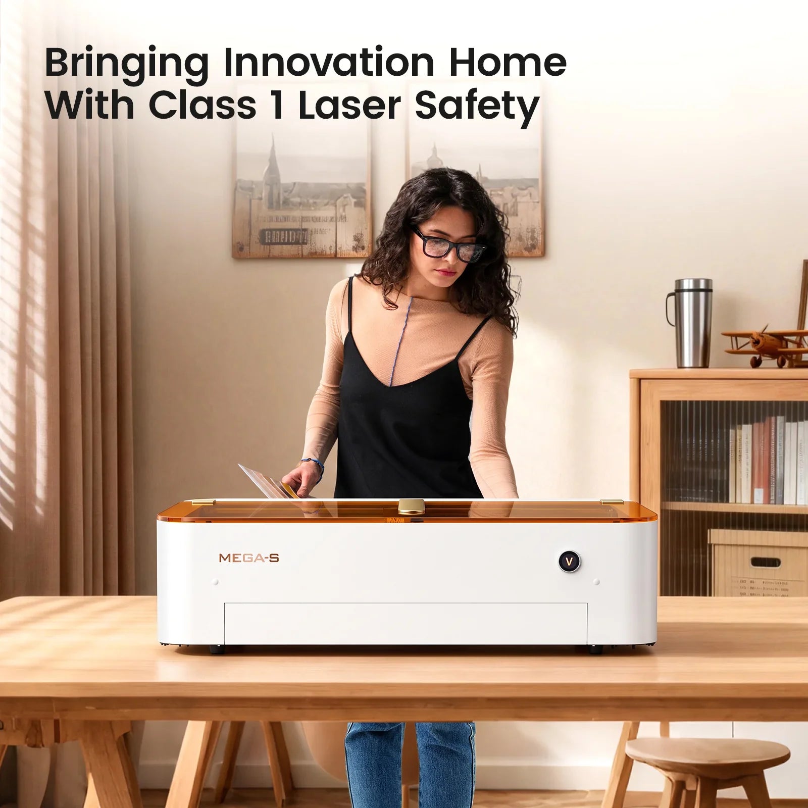 Monport MegaS 70W CO2 Desktop Laser Cutter and Engraver
