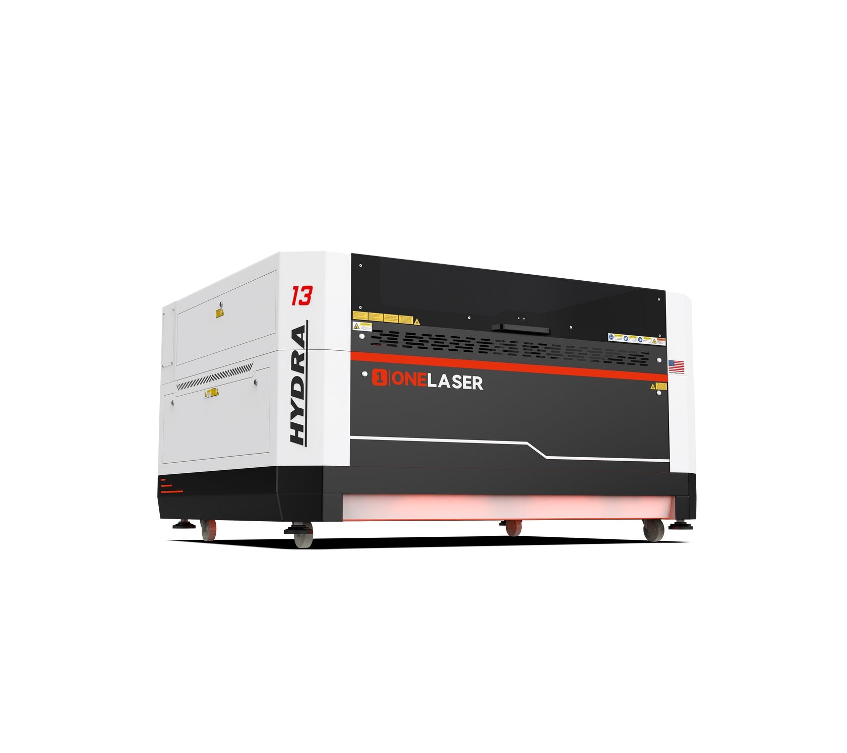 OneLaser HYDRA 13 CO2 Cabinet Dual Laser System Left Side View