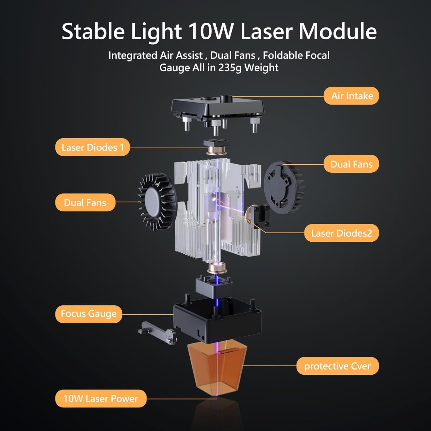 Ortur Laser Master 2 Pro 10w Laser Module