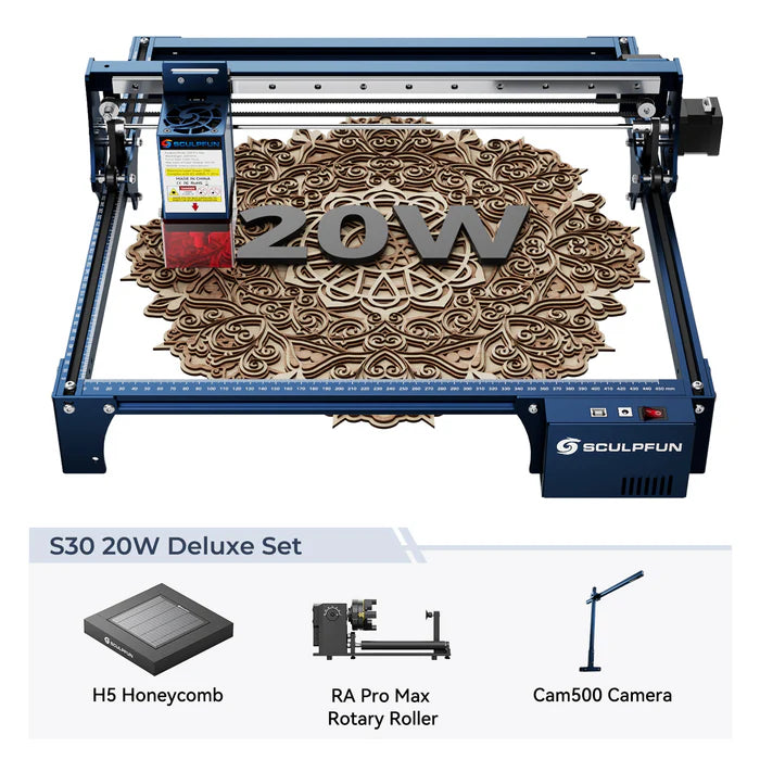 SCULPFUN S30 Pro Max 20W Diode Laser Engraver Cover 3