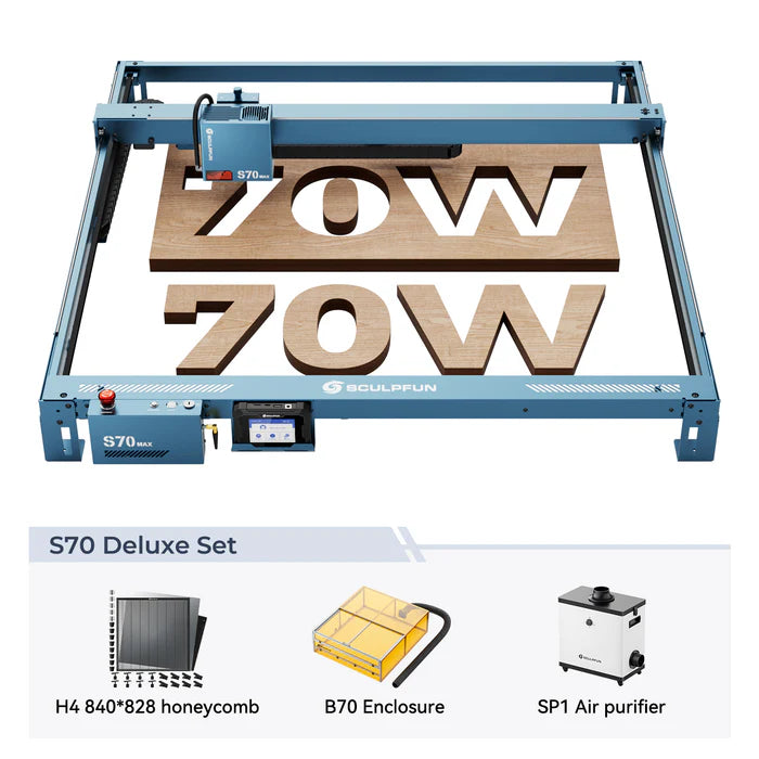 SCULPFUN S70 Max 70W Diode Laser Engraver