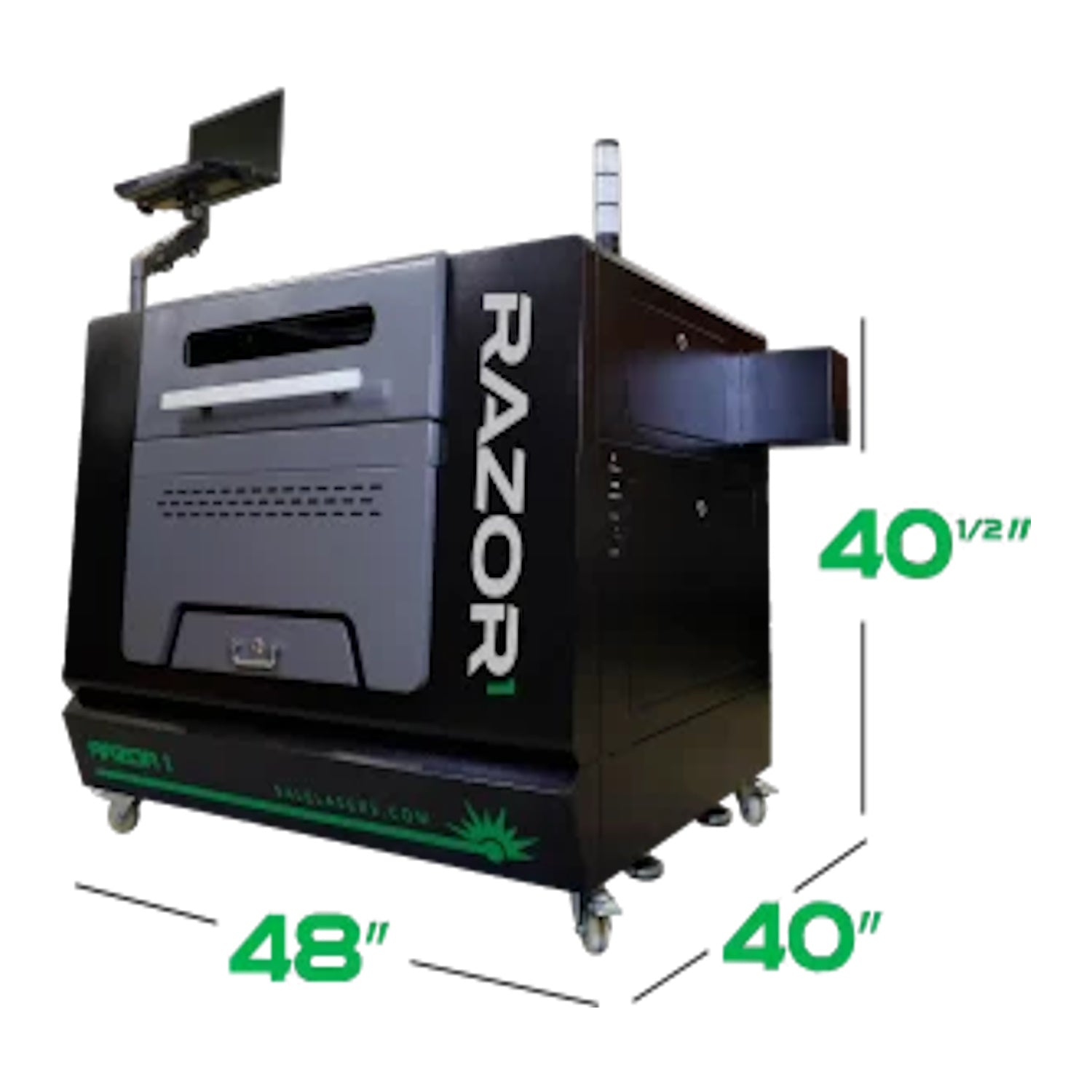 SA Laser Razor 1 Industrial CO2 Laser Dimensions