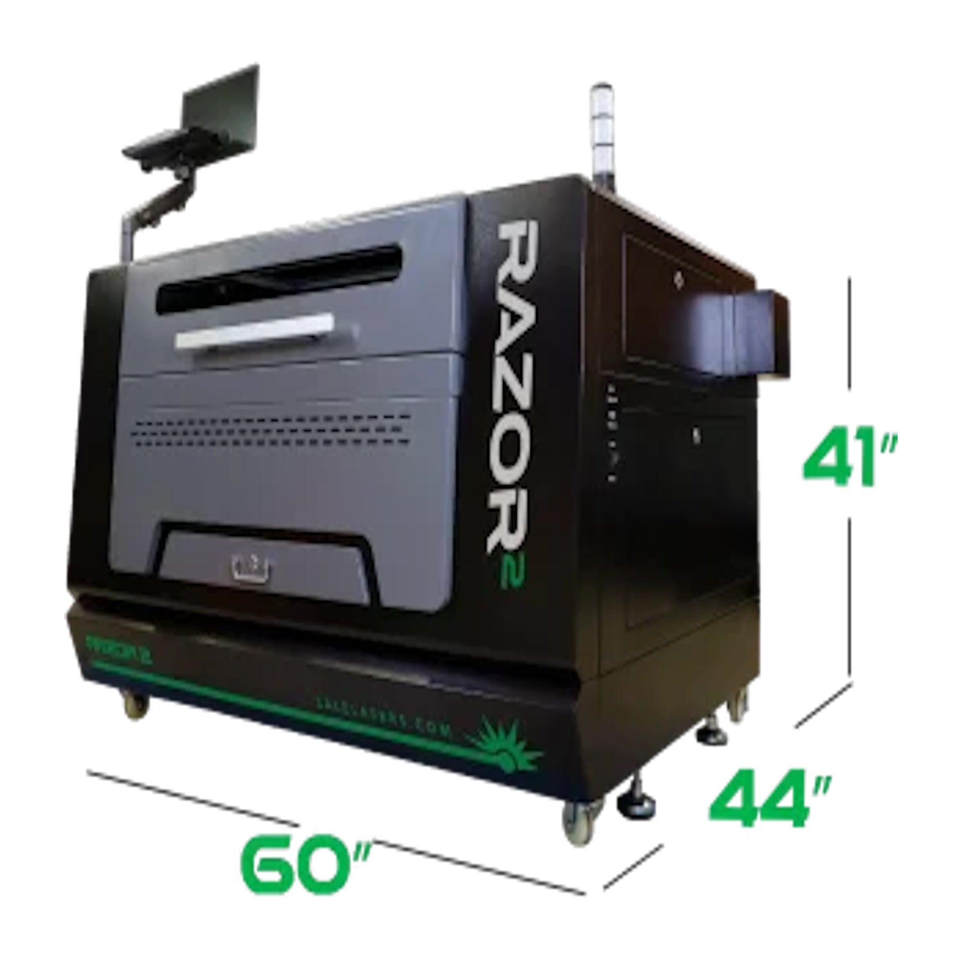 SA Laser Razor 2 Industrial CO2 Laser Dimensions