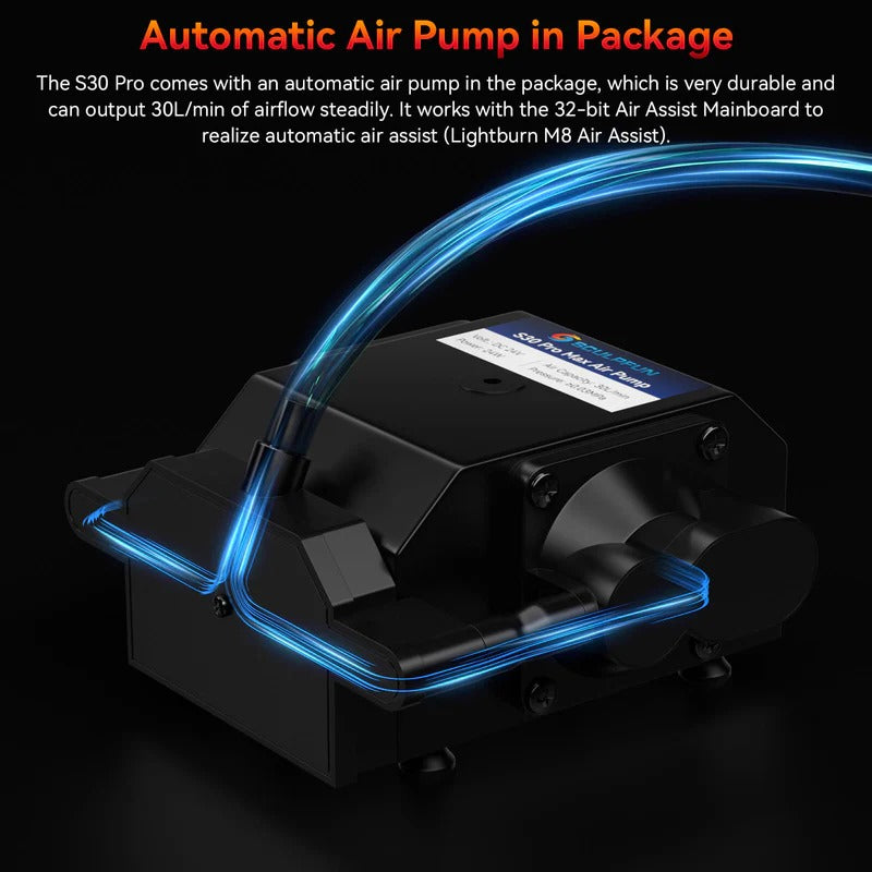 SCULPFUN S30 Pro Max 20W Diode Laser Engraver Air Pump