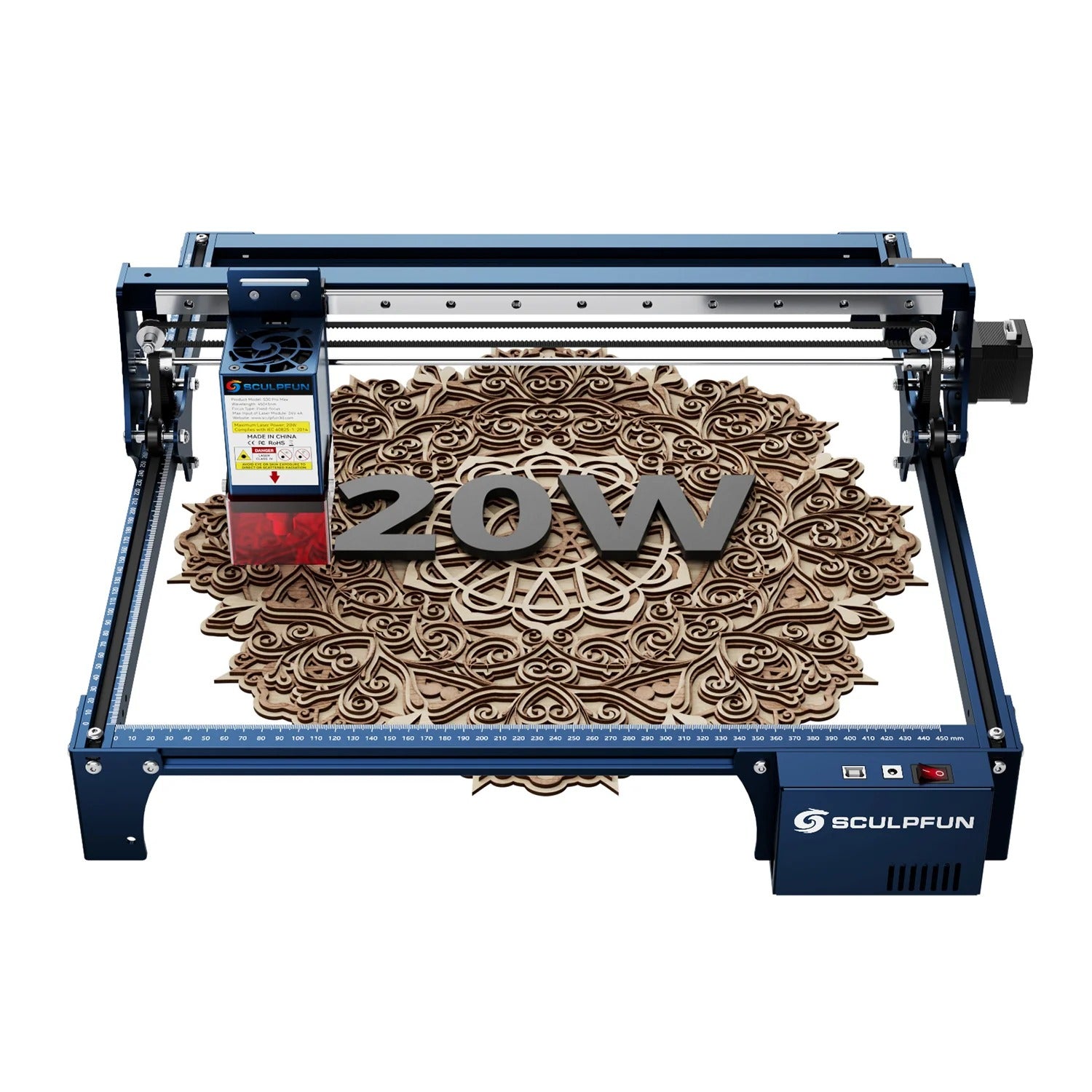 SCULPFUN S30 Pro Max 20W Diode Laser Engraver Cover