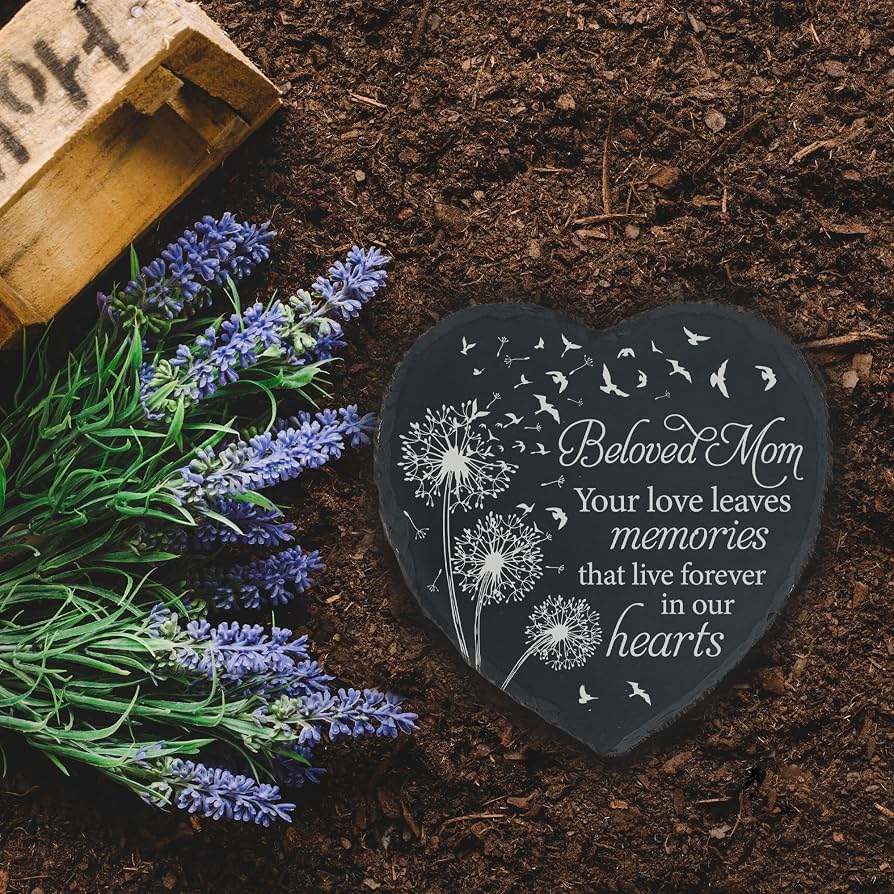 laser engraved slate coaster with flowers