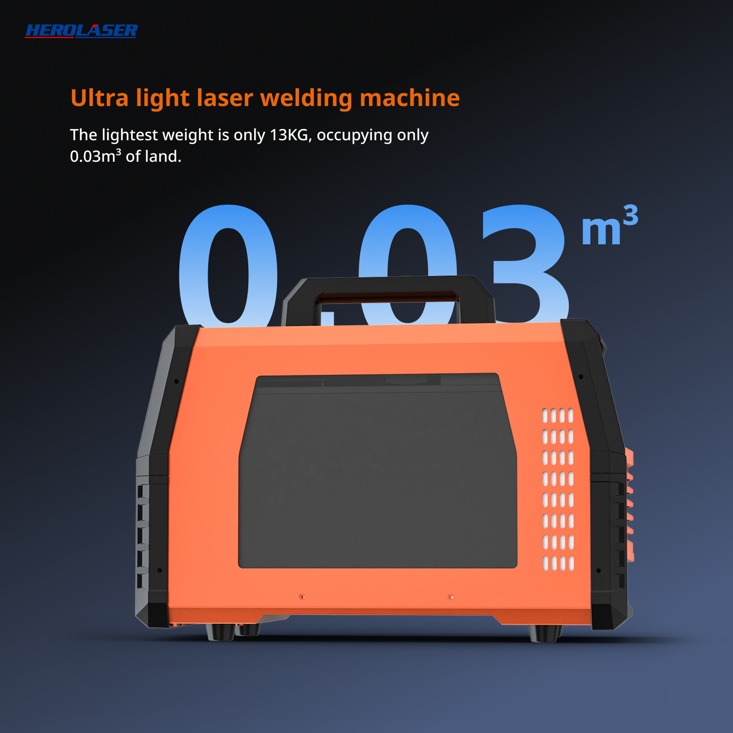 Herolaser T700 Pro fiber laser welder touchscreen control panel