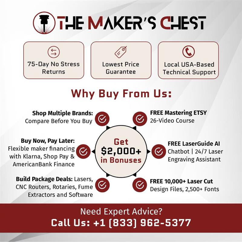 The Maker's Chest Why Buy From Us