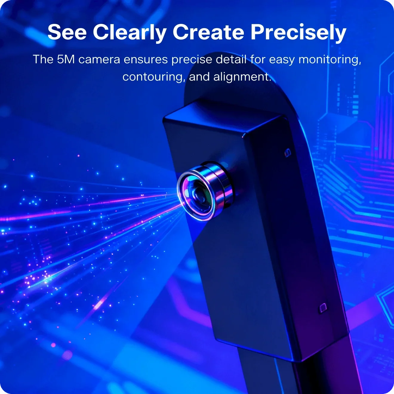 OneLaser XRF 5MP high-precision camera for laser engraving placement and alignment