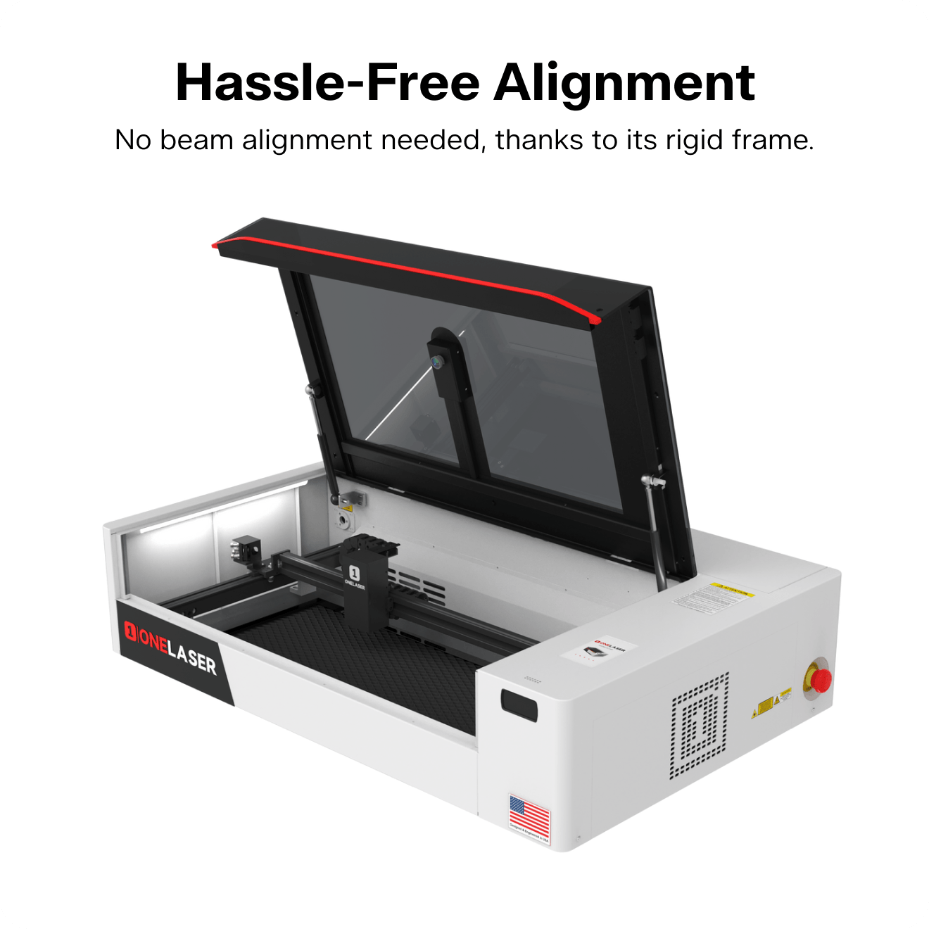 OneLaser XRF hassle-free alignment system for fast laser engraving setup