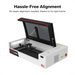 OneLaser XRF hassle-free alignment system for fast laser engraving setup