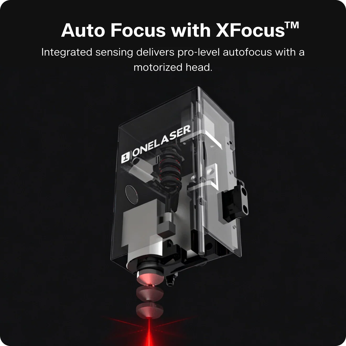 OneLaser XRF XFocus automatic autofocus system for laser engraving
