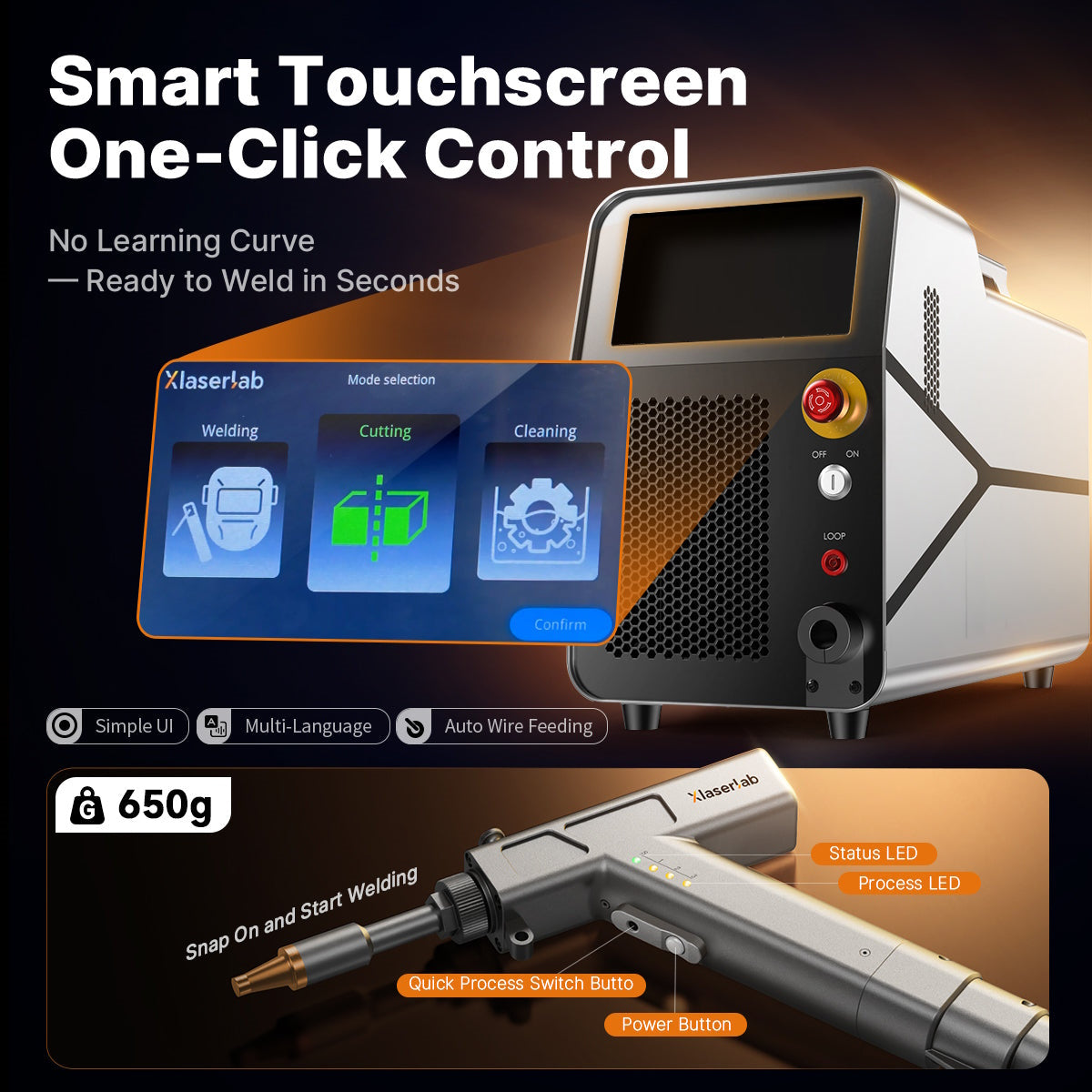 Xlaserlab X1 Pro – Laser Welder, Cleaner & Cutter — The Maker's Chest