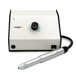 Zapp Permanent Jewelry Welder White electronic device with a control knob and cable on a white background, branded 'zapp'.