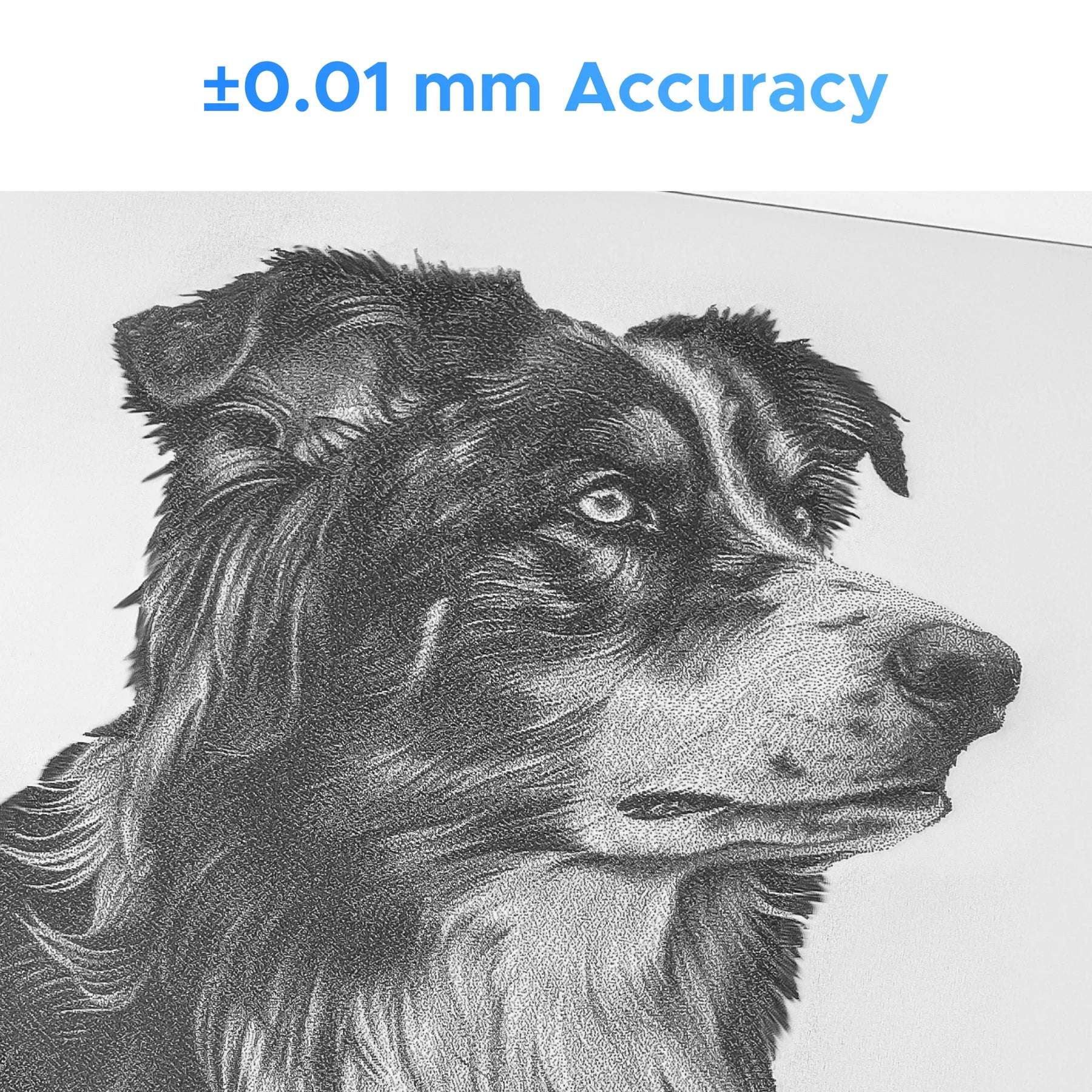 OMTech MOPA 60W Autofocus Fiber Laser Marking Machine Accuracy