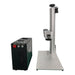 BWM 60W JPT MOPA fiber laser engraving machine and control cabinet, front view