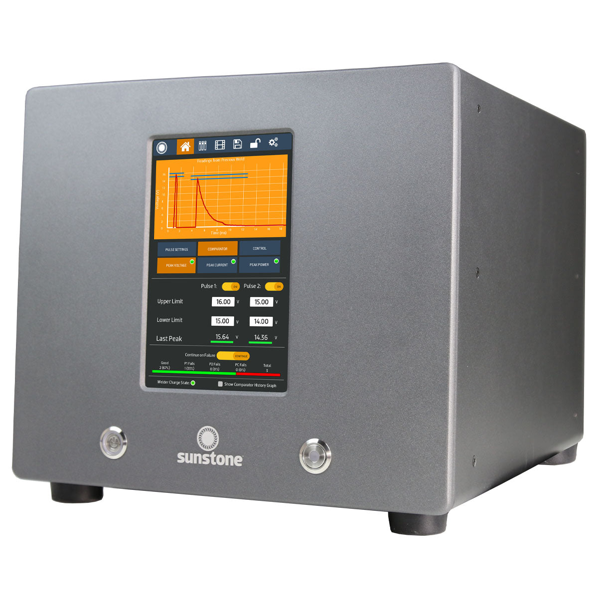 Sunstone CDDP-A Advanced Dual Pulse CD Spot Welder front view
