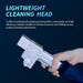 Handheld cleaning head in use on metal surface — Herolaser 2000W Continuous Laser Cleaning Machine