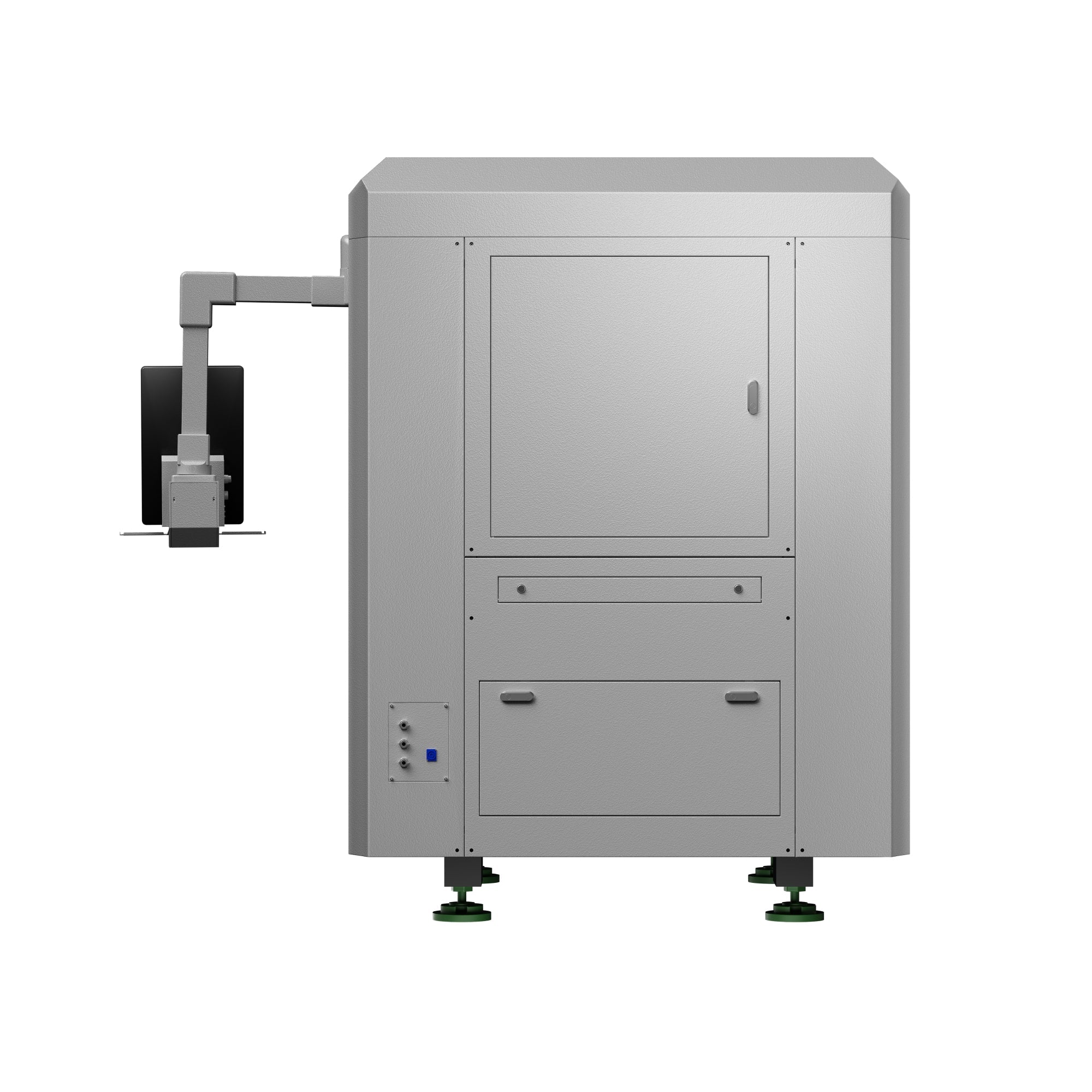 OMTech FC-22 1500W Enclosed Fiber Laser Cutter Back View