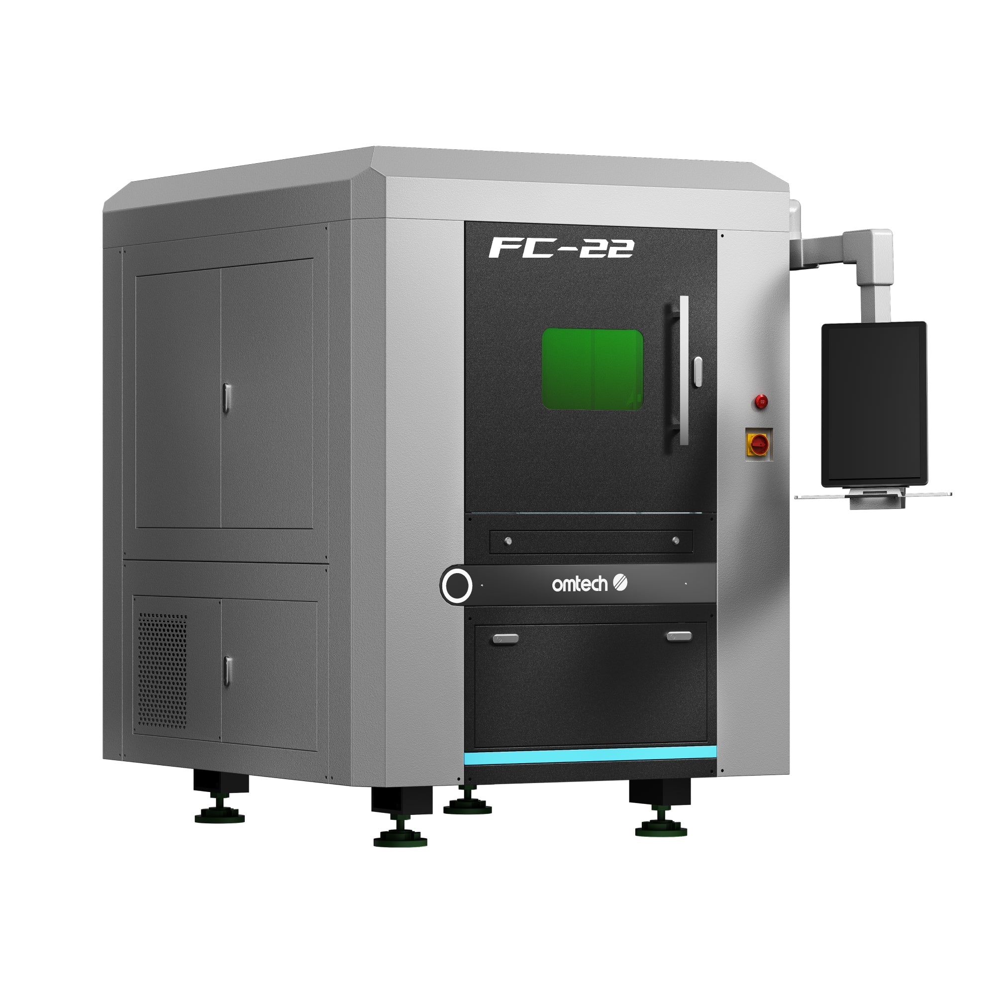 OMTech FC-22 1500W Enclosed Fiber Laser Cutter Main