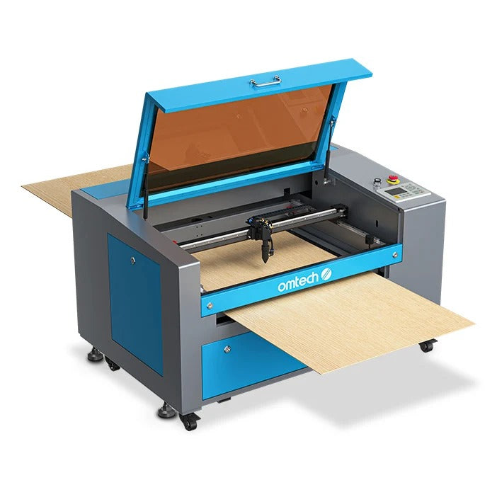 OMTech Maker MF1624-60 60W CO2 Laser Engraver and Cutter 2 Way Pass Demo