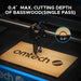 OMTech Maker MF1624-60 60W CO2 Laser Engraver and Cutter Cutting Depth