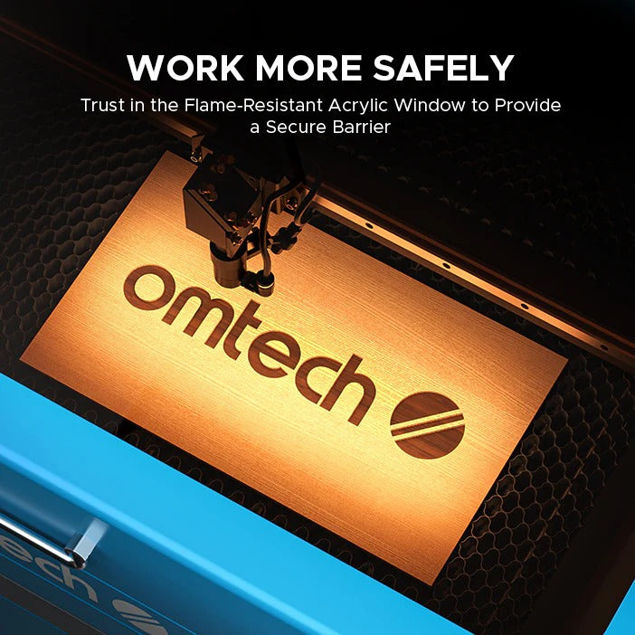 OMTech Maker MF1624-60 60W CO2 Laser Engraver and Cutter Logo