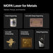 xTool F2 Ultra 60W MOPA & 40W Diode Dual Laser Engraver Material